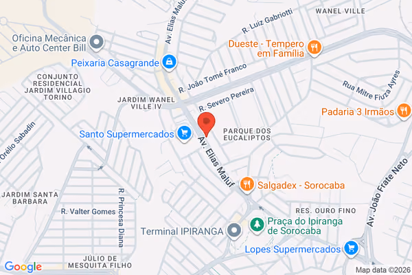Mapa da localização - Wanel Ville