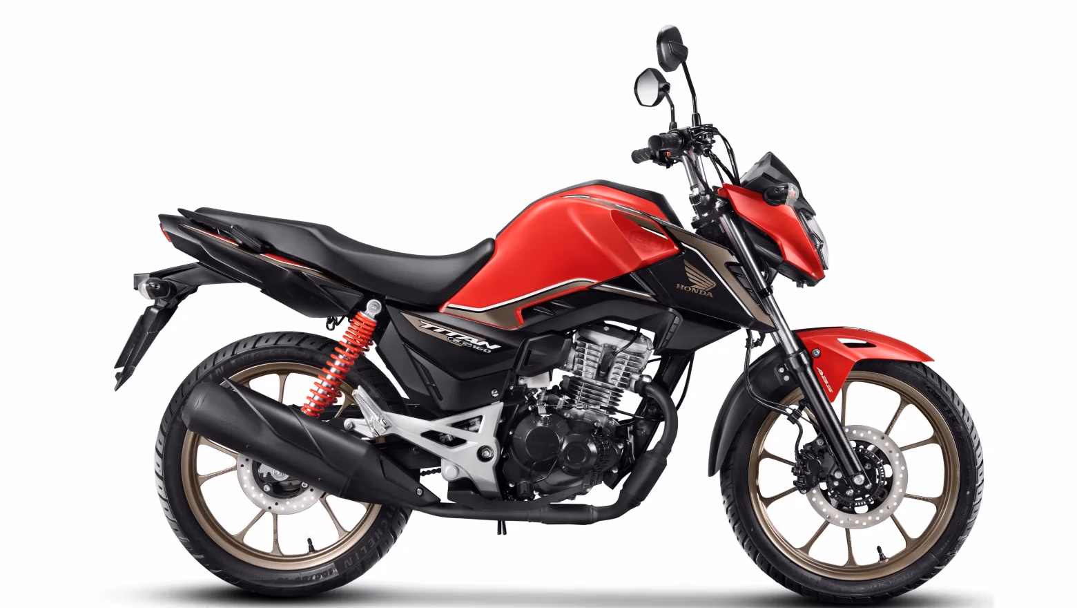 Moto Honda Nova Titan Edição Comemorativa de 50 Anos Visão Total Lateral Direita - 21 de 24
