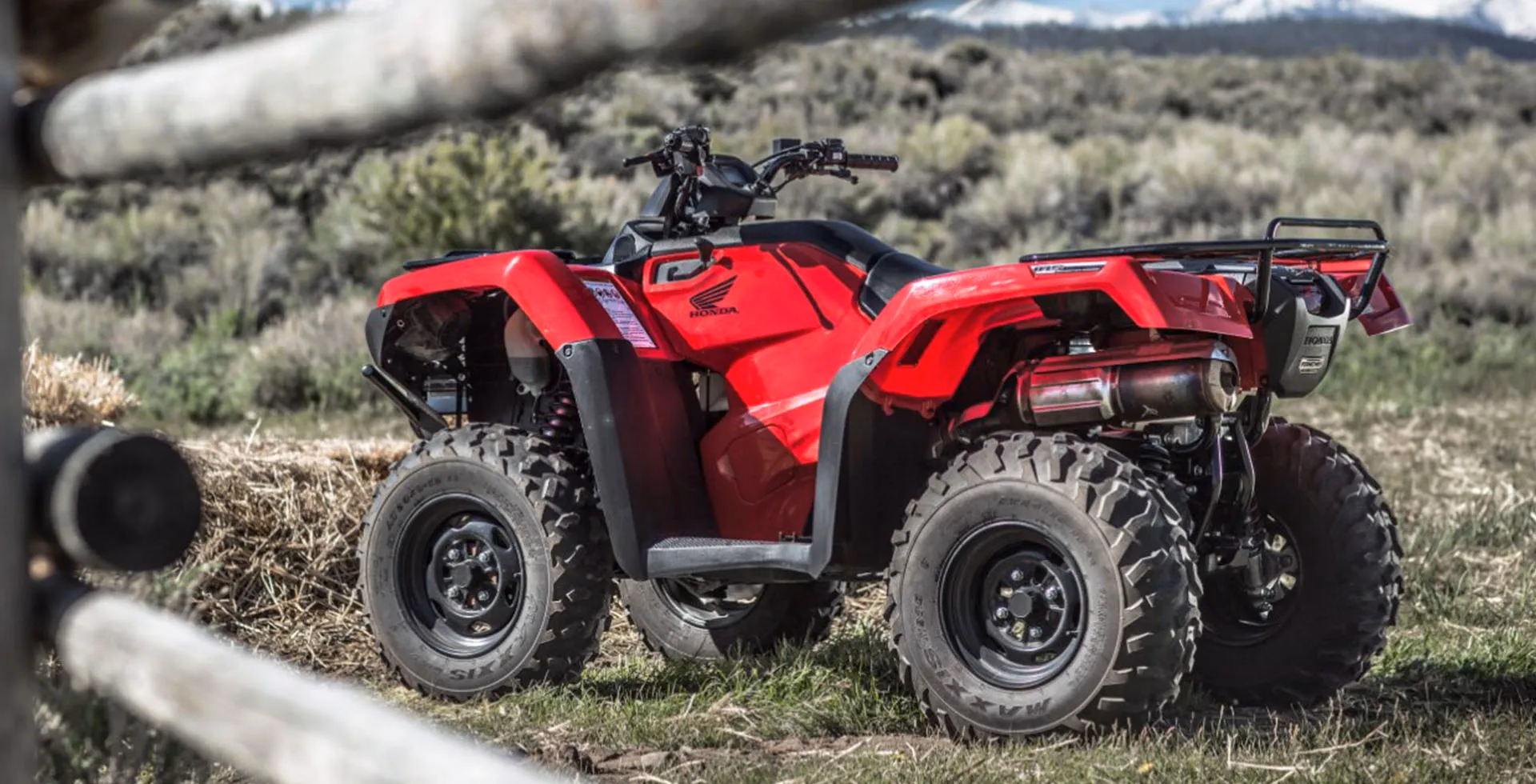 TRX 420 FourTrax em ambiente natural - 1 de 4